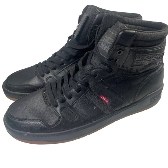 Levi's Mens 520 BB Hi FM Fashion Black Hightop Sneaker Shoe Size 12 - Picture 8 of 8